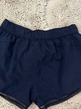 lululemon athletica Deep Navy Textured Athletic Shorts